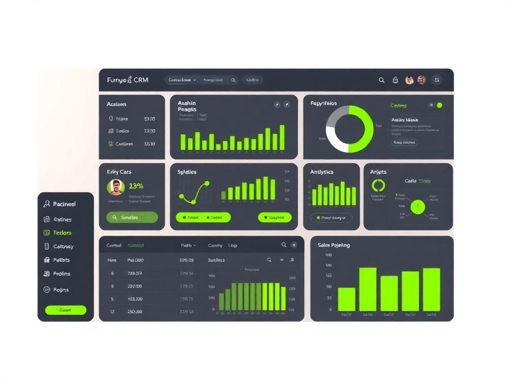 Illustration pour un CRM interne et plateforme de gestion